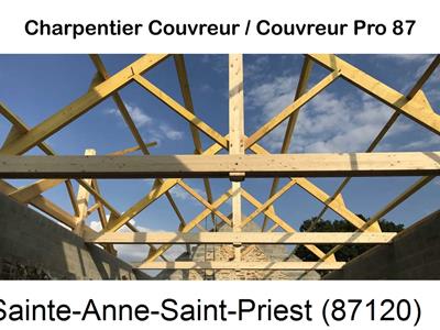 Couvreur pro 87 sur Sainte-Anne-Saint-Priest-87120