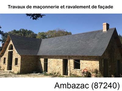 Maçon, maçonnerie à Ambazac-87240