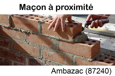 Entreprise de maçonnerie à Ambazac-87240