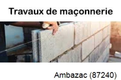 Votre maçon disponible à Ambazac-87240