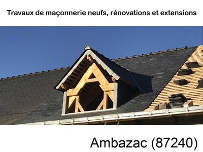 Maçon-couvreur 87 Ambazac-87240