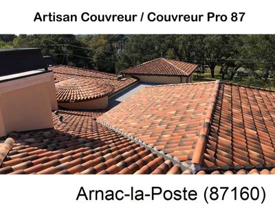 Votre couvreur dans le 87 pour la réparation de votre couverture à Arnac-la-Poste-87160