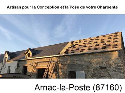 Rénovation charpente à Arnac-la-Poste-87160