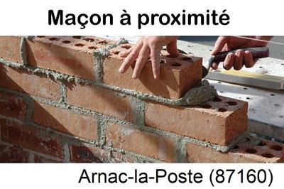 Entreprise de maçonnerie à Arnac-la-Poste-87160