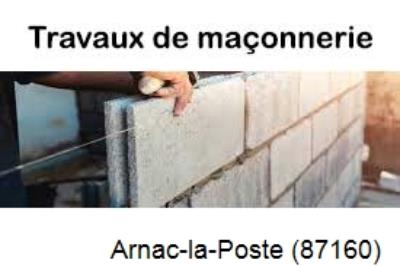 Votre maçon disponible à Arnac-la-Poste-87160