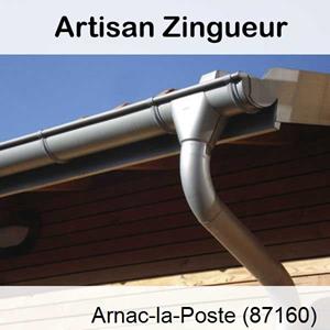 Bardage en zinc à Arnac-la-Poste-87160