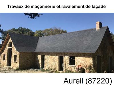 Maçon, maçonnerie à Aureil-87220