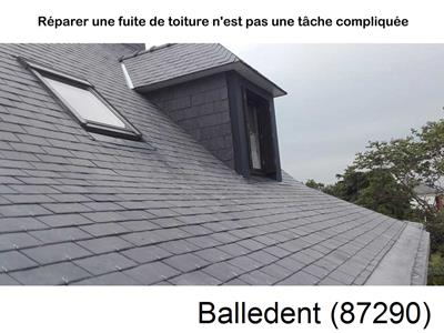 Entreprise de couverture à Balledent-87290