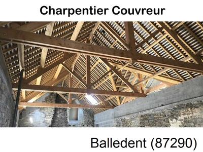 Charpente tradi 87 à Balledent-87290