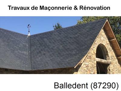 Maçonnerie en neuf sur Balledent-87290