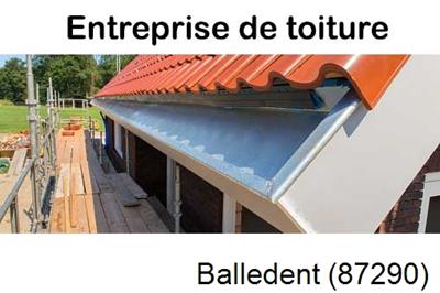 Artisan couvreur à Balledent-87290