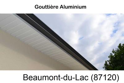 gouttière aluminium en continu à Beaumont-du-Lac-87120