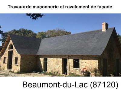 Maçon, maçonnerie à Beaumont-du-Lac-87120