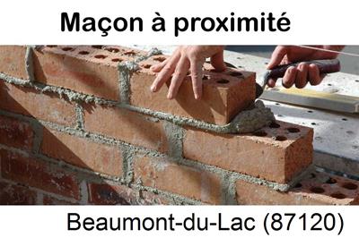 Entreprise de maçonnerie à Beaumont-du-Lac-87120