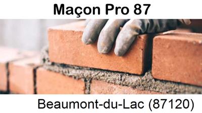 Rénovation maçonnerie à Beaumont-du-Lac-87120