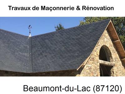 Maçonnerie en neuf sur Beaumont-du-Lac-87120