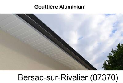 gouttière aluminium en continu à Bersac-sur-Rivalier-87370