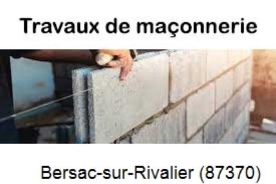 Maçonnerie en neuf sur Bersac-sur-Rivalier-87370