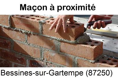 Entreprise de maçonnerie à Bessines-sur-Gartempe-87250