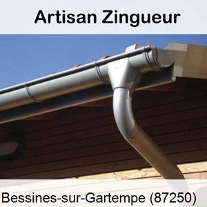 Bardage en zinc à Bessines-sur-Gartempe-87250