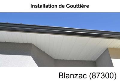 Poseur de gouttière à Blanzac-87300