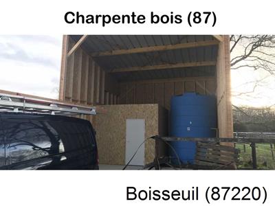 charpente traditionnelle à Boisseuil-87220