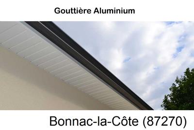 gouttière aluminium en continu à Bonnac-la-Côte-87270