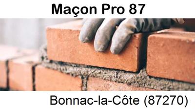 Rénovation maçonnerie à Bonnac-la-Côte-87270