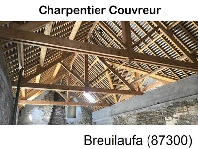 Votre charpentier, travaux de charpente Breuilaufa-87300