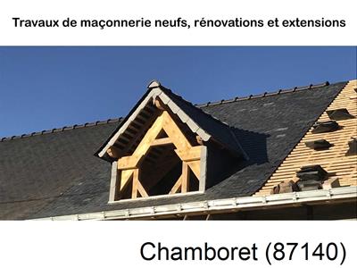 Maçonnerie en neuf à Chamboret-87140