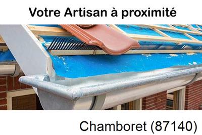 Toiture neuve en zinc Chamboret-87140