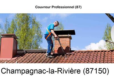 Couvreur à Champagnac-la-Rivière-87150