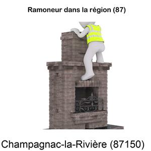 Couvreur ramoneur Champagnac-la-Rivière-87150