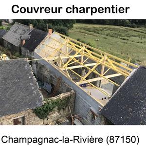 Votre artisan en charpente illustration Champagnac-la-Rivière-87150