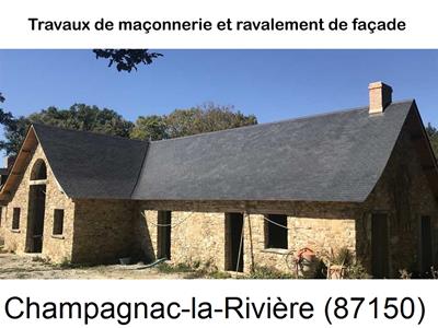 Maçon à proximité de Champagnac-la-Rivière-87150