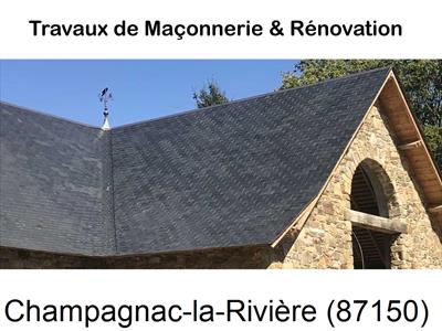 Département Haute-vienne, artisan maçon Champagnac-la-Rivière-87150