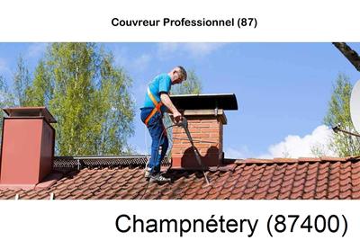 Couvreur à Champnétery-87400