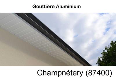 gouttière aluminium en continu à Champnétery-87400