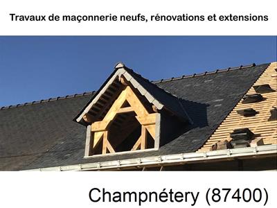 Maçonnerie en neuf à Champnétery-87400