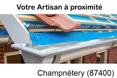 Toiture neuve en zinc Champnétery-87400