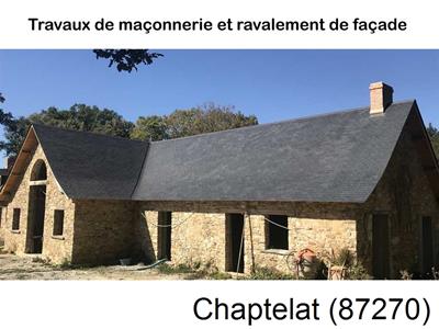 Maçon à proximité de Chaptelat-87270