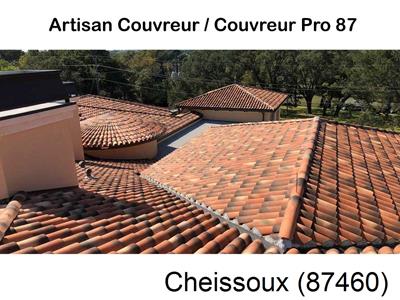 Votre couvreur dans le 87 pour la réparation de votre couverture à Cheissoux-87460