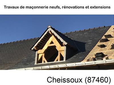 Maçonnerie en neuf à Cheissoux-87460