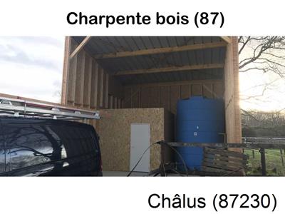 charpente traditionnelle à Châlus-87230