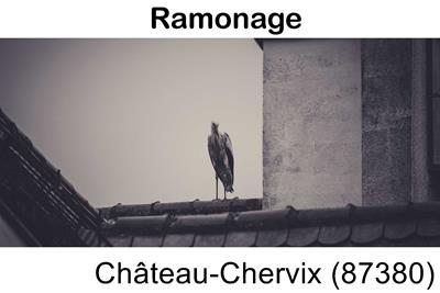 Votre couvreur pour un ramonage Château-Chervix-87380