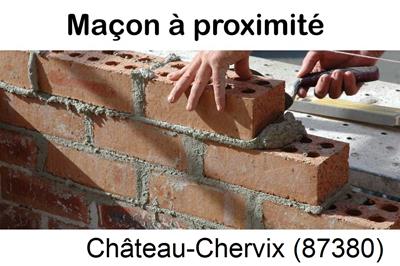 Entreprise de maçonnerie à Château-Chervix-87380