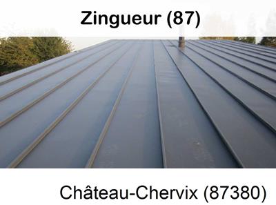 Votre zingueur en image à Château-Chervix-87380