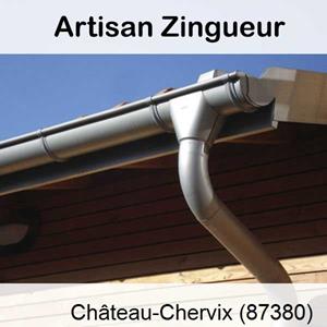 Bardage en zinc à Château-Chervix-87380