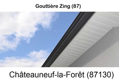 gouttière alu à Châteauneuf-la-Forêt-87130