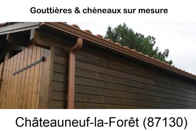 Artisan gouttière à Châteauneuf-la-Forêt-87130